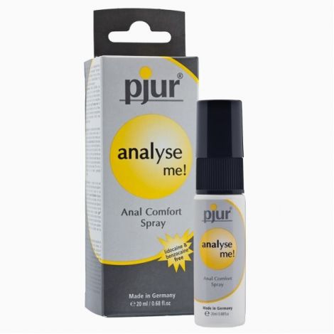 Розслаблювальний анальний спрей pjur analyse me! Spray 20 мл, з пантенолом та алое, концентрований Розслаблювальний анальний спрей pjur analyse me! Spray 20 мл, з пантенолом та алое, концентрований