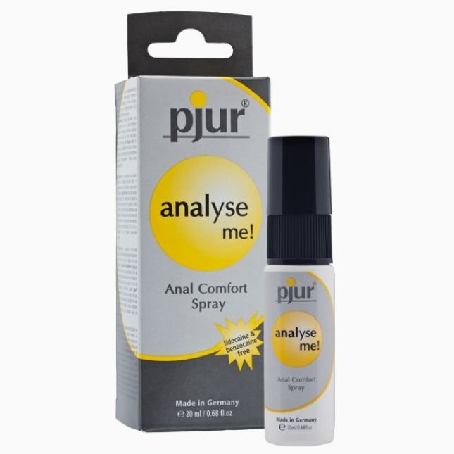 Розслаблювальний анальний спрей pjur analyse me! 20 мл із пантенолом та алое, концентрований