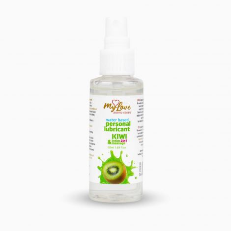 2в1 лубрикант та масажний гель - MyLove Aroma Series Intim&Massage Kiwi, 50 мл