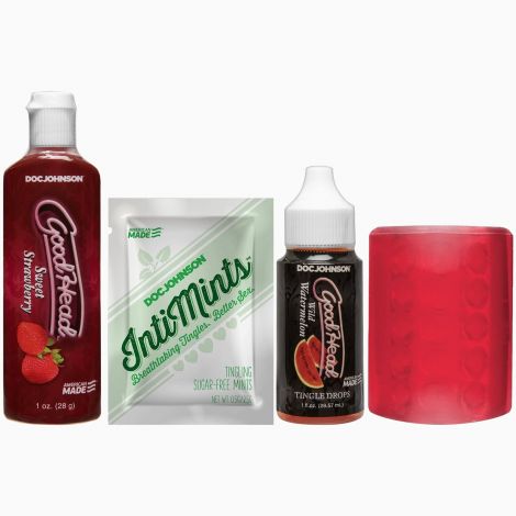 Набір для мінету Doc Johnson GoodHead Fundamentals Kit, картонна коробка