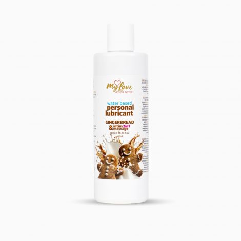2в1 лубрикант та масажний гель - MyLove Aroma Series Intim&Massage Gingerbread, 300 мл