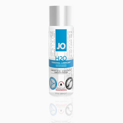 Согревающая смазка на водной основе JO H2O WARMING (60 мл) с экстрактом перечной мяты