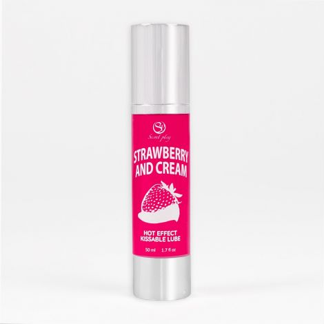 Лубрикант - Secret Play Strawberry & Cream, 50 мл