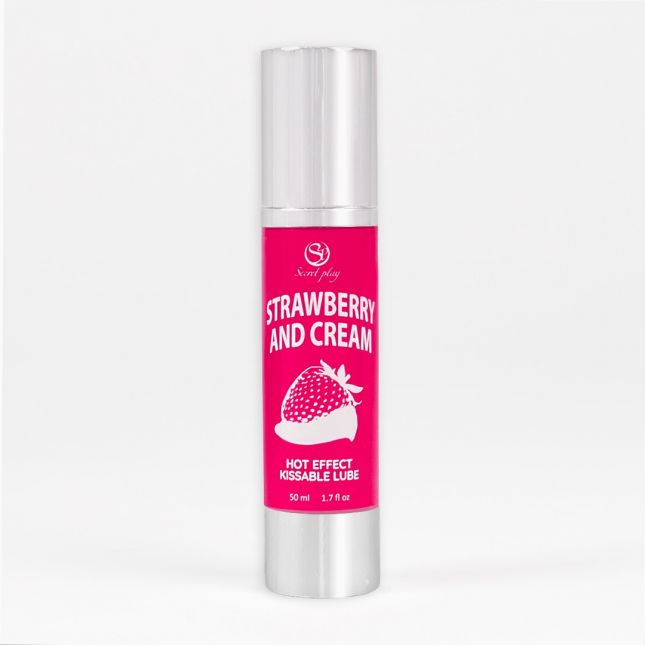 Лубрикант - Secret Play Strawberry & Cream, 50 мл Лубрикант - Secret Play Strawberry & Cream, 50 мл