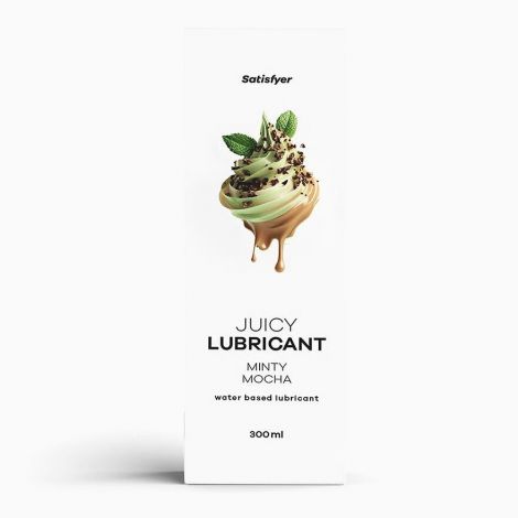 Лубрикант на водній основі Satisfyer Juicy Lubricant Minty Mocha water based 300 мл