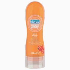 Масажний лубрикант - Durex Play 2in1 Massage Guarana, 200 мл