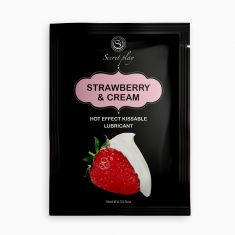 Лубрикант - Secret Play Strawberry & Cream, 10 мл