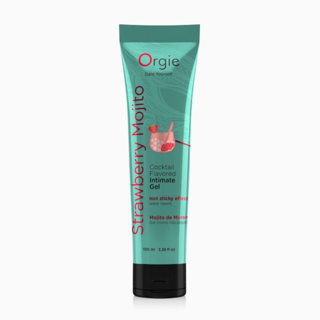 Лубрикант - Orgie Lube Tube Cocktail Strawberry Mojito, 100 мл