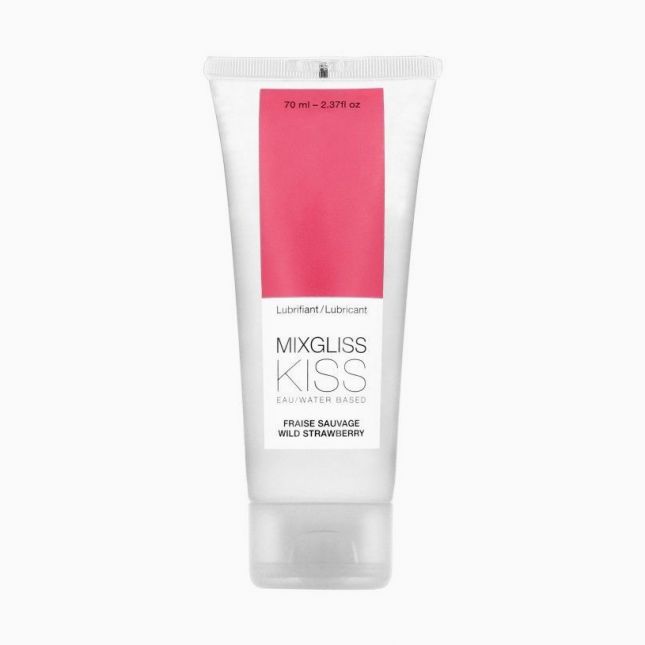 Лубрикант на водній основі MixGliss KISS Wild Strawberry (70 мл) Дика Полуничка