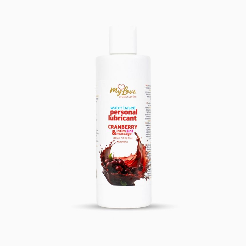2в1 лубрикант та масажний гель - MyLove Aroma Series Intim&Massage Cranberry, 300 мл 2в1 лубрикант та масажний гель - MyLove Aroma Series Intim&Massage Cranberry, 300 мл