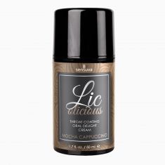 Гель для мінету Sensuva Lic-o-licious Cappuccino (50 мл), оліїстий, без цукру