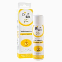 Силіконова змазка pjur MED Soft glide 100 мл з олією жожоба для дуже сухої та чутливої шкіри