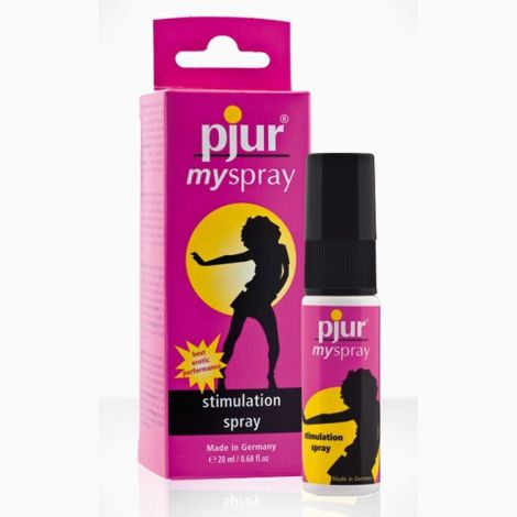 Збуджувальний спрей для жінок pjur myspray 20 мл, з екстрактом алое, ефект поколювання