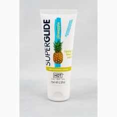 Оральная смазка - HOT Superglide Edible Lubricant Waterbased - PINEAPPLE, 75мл