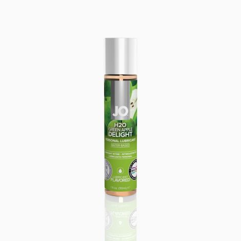 Смазка на водной основе JO H2O — Green Apple (30 мл) без сахара, растительный глицерин