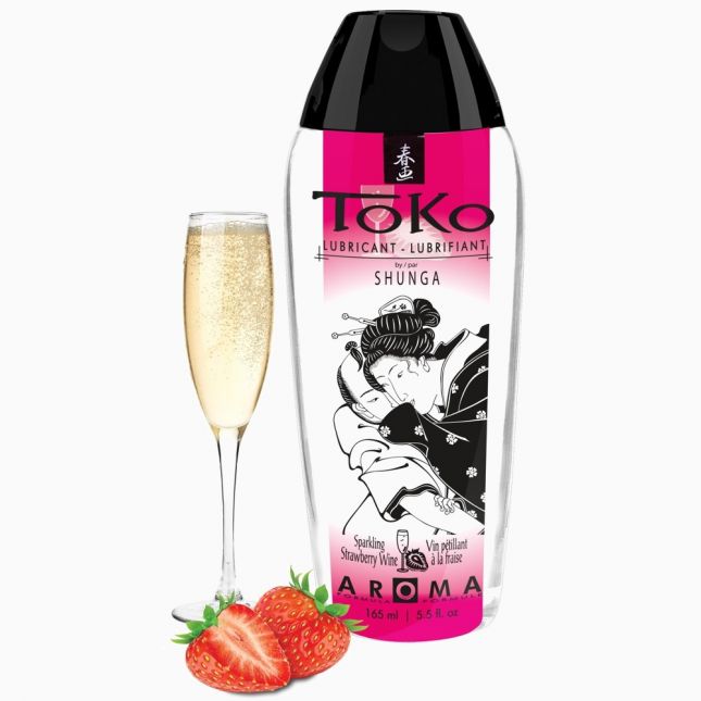 Оральний лубрикант - Shunga Toko Aroma Sparkling Strawberry Wine, 165 мл