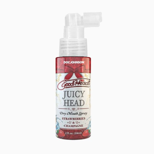Зволожувальний спрей оральний Doc Johnson GoodHead - Juicy Head - Strawberries and Champagne 59мл