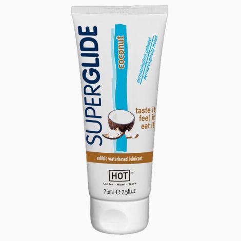 Лубрикант - HOT Superglide Coconut, 75 мл