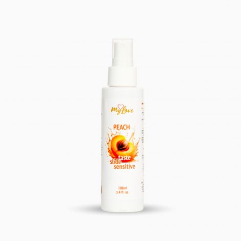 Інтимний гель-лубрикант - MyLove Taste Slide Sensitive Peach, 100 мл
