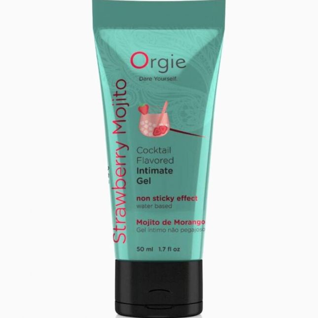 Лубрикант - Orgie Lube Tube Cocktail Strawberry Mojito, 50 мл