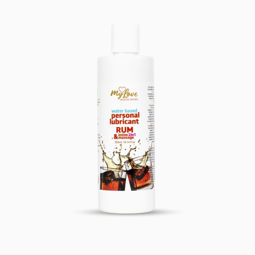 2в1 лубрикант та масажний гель - MyLove Aroma Series Intim&Massage Rum, 300 мл 2в1 лубрикант та масажний гель - MyLove Aroma Series Intim&Massage Rum, 300 мл