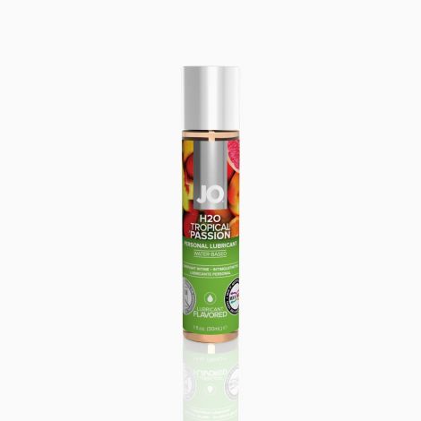 Смазка на водной основе JO H2O — Tropical Passion (30 мл) без сахара, растительный глицерин