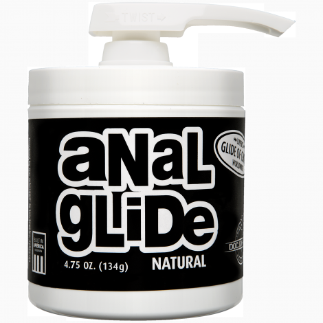 Анальна змазка на олійній основі Doc Johnson Anal Glide Natural (127 г) тривале ковзання Анальна змазка на олійній основі Doc Johnson Anal Glide Natural (127 г) тривале ковзання