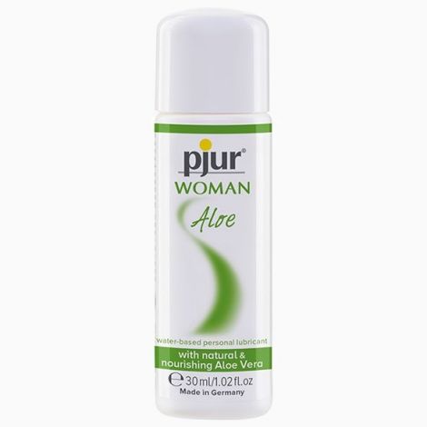 Лубрикант на водній основі pjur Woman Aloe 30 мл, з екстрактом алое, зволожувальний, без парабенів
