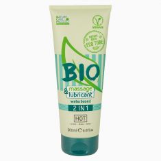 Лубрикант і масажний гель Hot Bio 2 in 1 massage, 200 мл