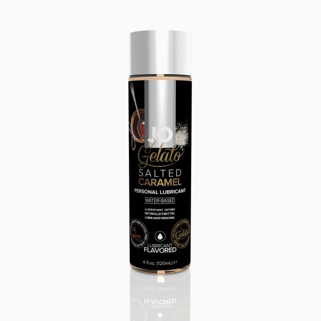Змазка на водній основі System JO GELATO Salted Caramel (120 мл) без цукру, парабенів та гліколю