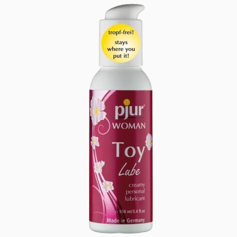 Крем-лубрикант pjur Toy Lube 100 мл, водно-силіконовий, тривале ковзання, підходить для секс-іграшок