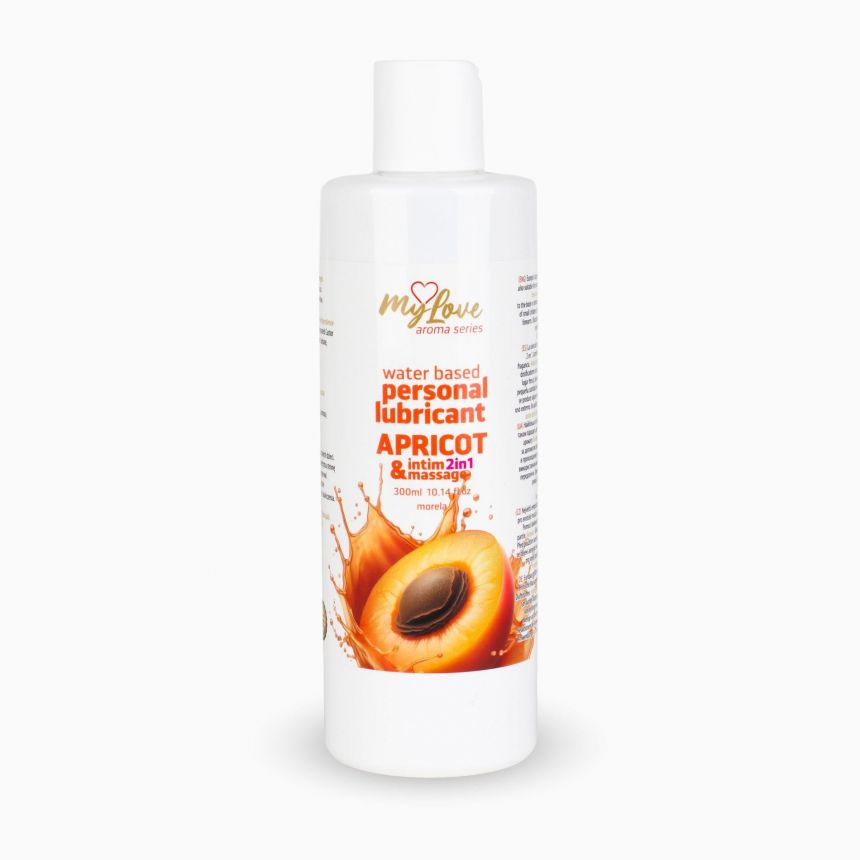 2в1 лубрикант та масажний гель - MyLove Aroma Series Intim&Massage Apricot, 300 мл 2в1 лубрикант та масажний гель - MyLove Aroma Series Intim&Massage Apricot, 300 мл