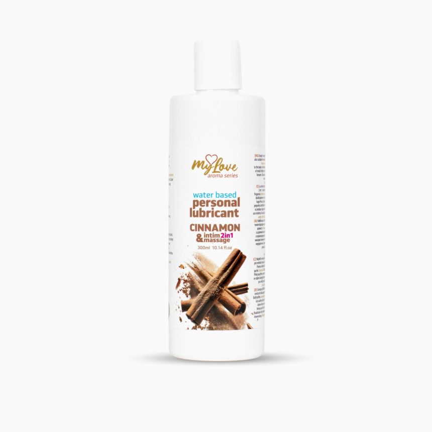 2в1 лубрикант та масажний гель - MyLove Aroma Series Intim&Massage Cinnamon, 300 мл 2в1 лубрикант та масажний гель - MyLove Aroma Series Intim&Massage Cinnamon, 300 мл