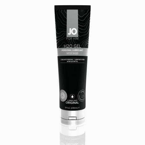 Густа змазка на водній основі JO H2O GEL — ORIGINAL (240 мл), рослинний гліцерин