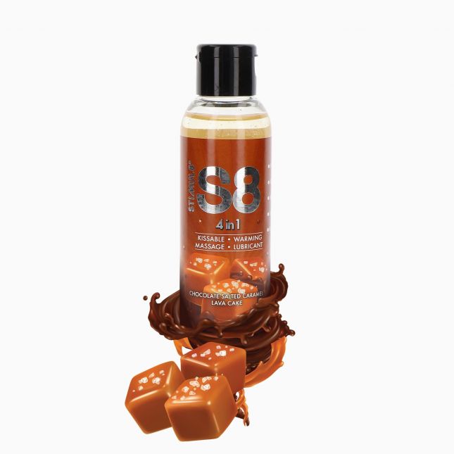 S8 4-in-1 Dessert Lube съедобная массажная смазка шоколадный десерт, 125 мл