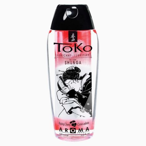 Shunga Toko Aroma Lubricant Cherry - оральный лубрикант со вкусом вишни, 165 мл