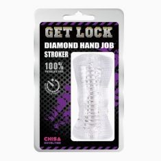 Мастурбатор - Get Lock Diamond Hand Job Stroker Clear