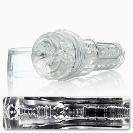 Мастурбатор Fleshlight GO Torque, прозорий, компактний розмір Мастурбатор Fleshlight GO Torque, прозорий, компактний розмір