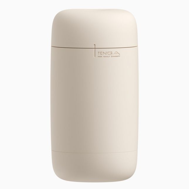 Мастурбатор TENGA PUFFY LATTE BROWN, ультрамягкий материал, многоразовый, сквозной