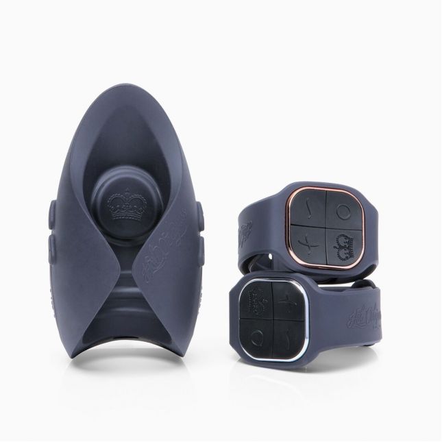 Игрушка для пар Hot Octopuss PULSE DUO LUX, пульсация+вибрация, использование без рук, 2 пульта