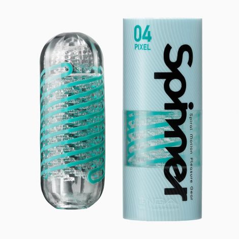 Tenga Spinner Masturbator Pixel- спиральный мастурбатор,13х4.5 см