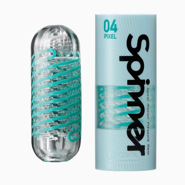 Tenga Spinner Masturbator Pixel- спиральный мастурбатор,13х4.5 см
