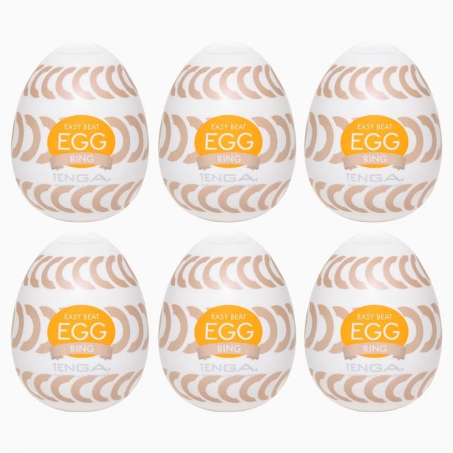 Набір мастурбаторів - Tenga Egg Ring, 6 шт.