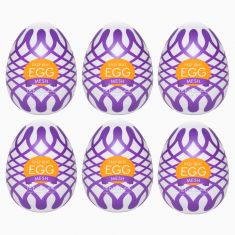 Набір мастурбаторів - Tenga Egg Mesh, 6 шт.