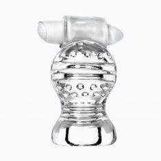 Мастурбатор нереалістичний Lingam By Toyfa Shakti, TPE, прозорий, 9 см