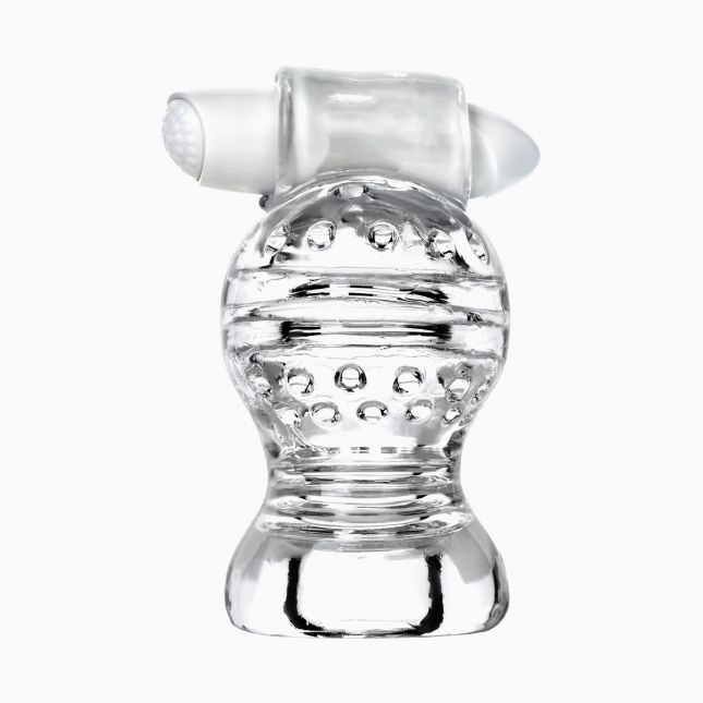 Мастурбатор нереалістичний Lingam By Toyfa Shakti, TPE, прозорий, 9 см