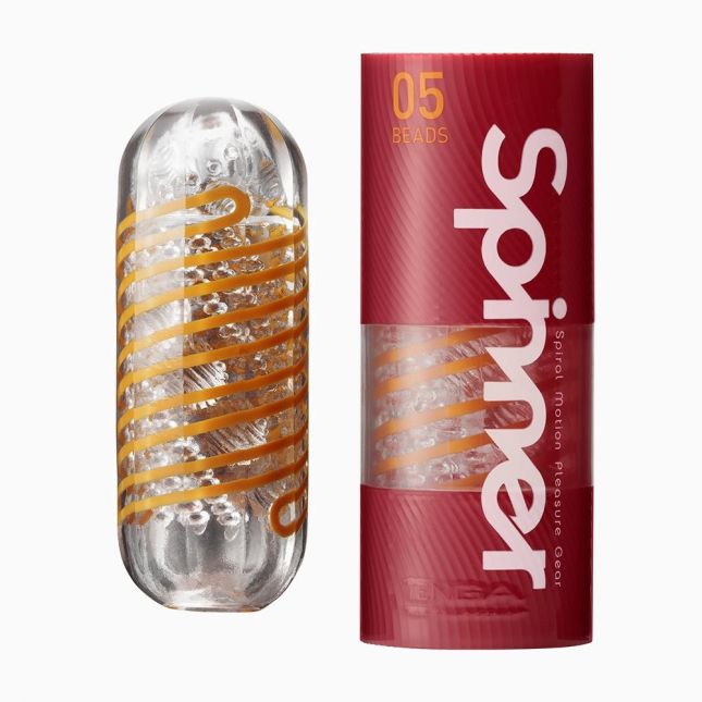 Tenga Spinner Beads спиральный мастурбатор, 13х4.5 см