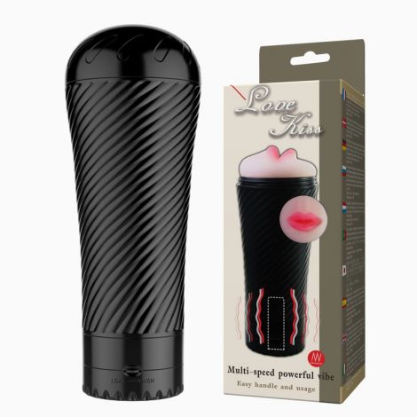 Мастурбатор ротик - Masturbator Cup - Vibration Love Kiss