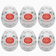 Набір мастурбаторів - Tenga Egg Boxy, 6 шт.