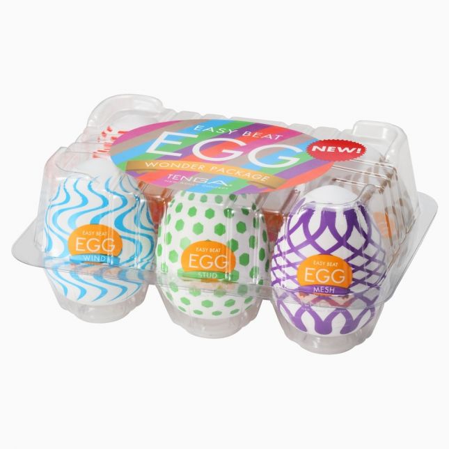 Набір мастурбаторів - Tenga Egg Variety Wonder, 6 шт.